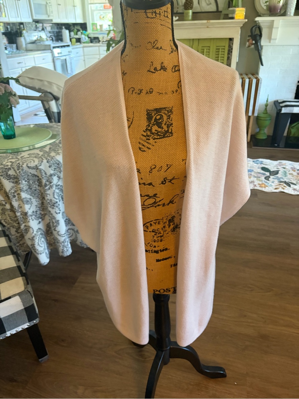 Light blush open -Front Women’s Sweater Cardigan